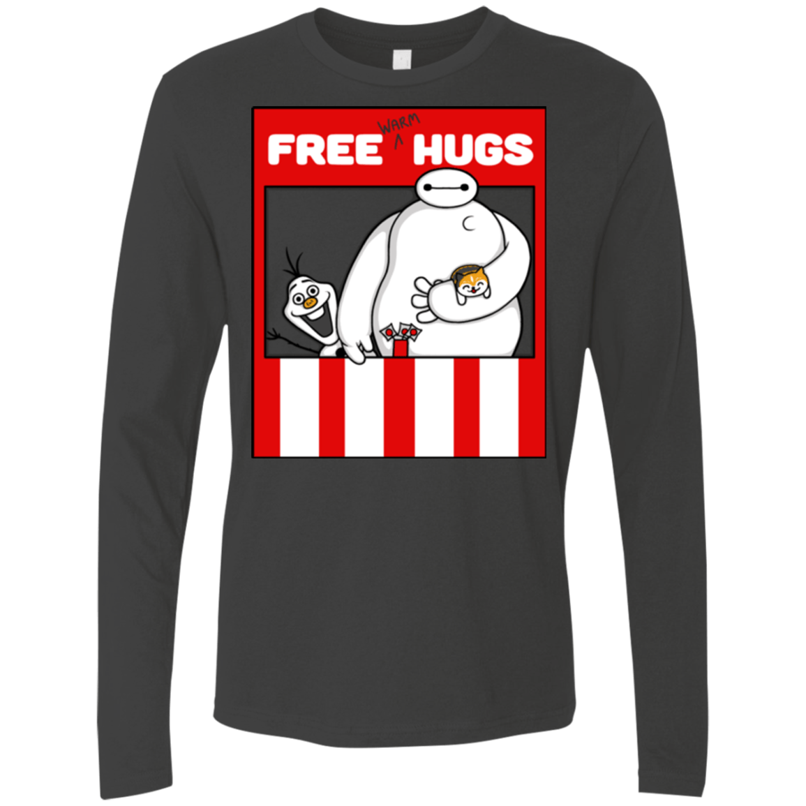 T-Shirts Heavy Metal / Small Free Hugs Men's Premium Long Sleeve