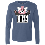 T-Shirts Indigo / Small Free Hugs Men's Premium Long Sleeve