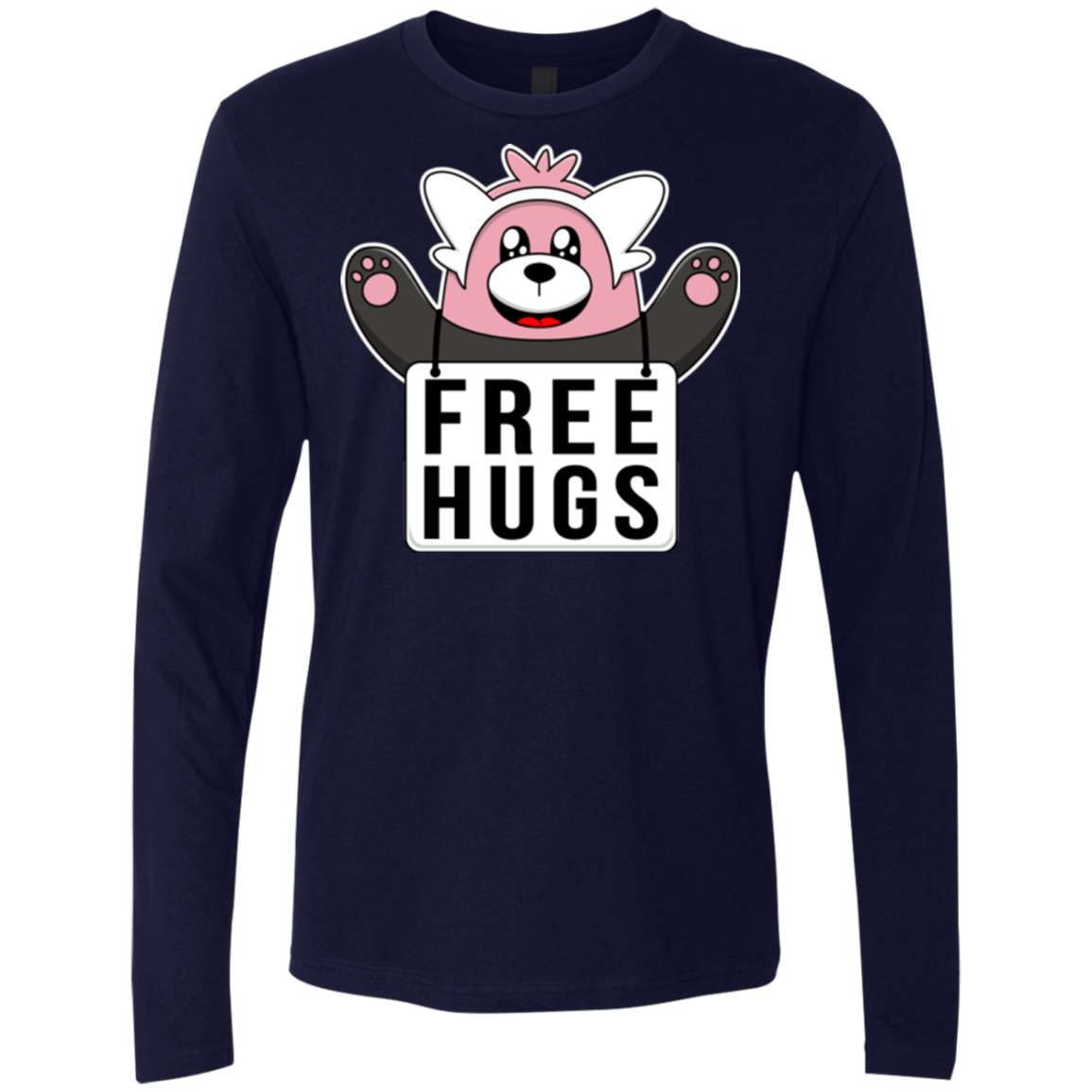 T-Shirts Midnight Navy / Small Free Hugs Men's Premium Long Sleeve