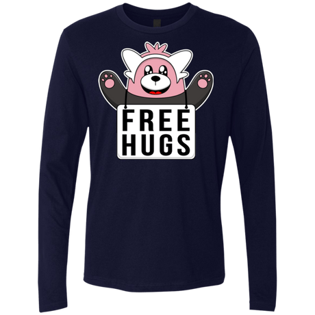 T-Shirts Midnight Navy / Small Free Hugs Men's Premium Long Sleeve