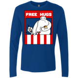 T-Shirts Royal / Small Free Hugs Men's Premium Long Sleeve