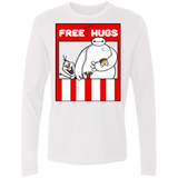 T-Shirts White / Small Free Hugs Men's Premium Long Sleeve