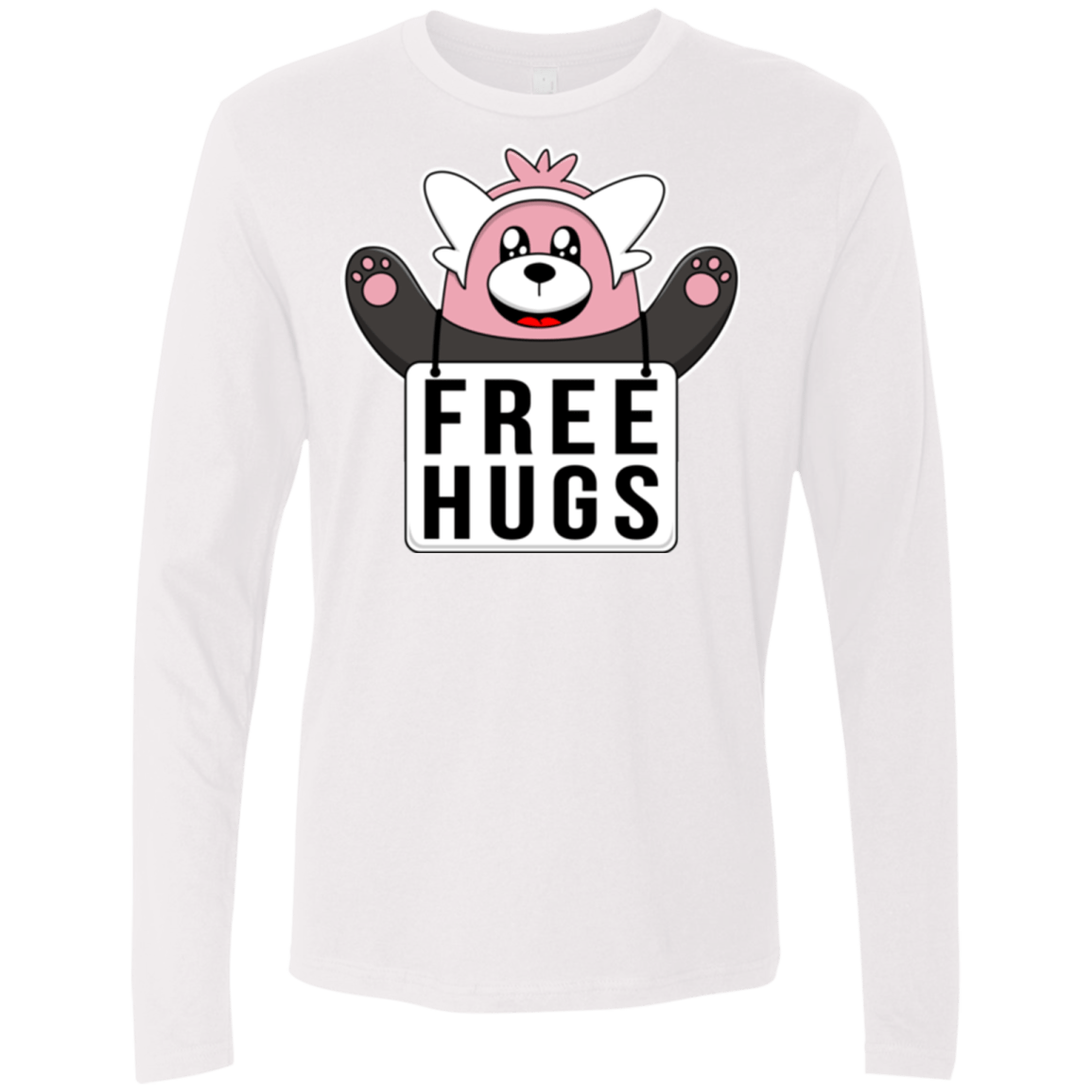 T-Shirts White / Small Free Hugs Men's Premium Long Sleeve