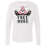 T-Shirts White / Small Free Hugs Men's Premium Long Sleeve
