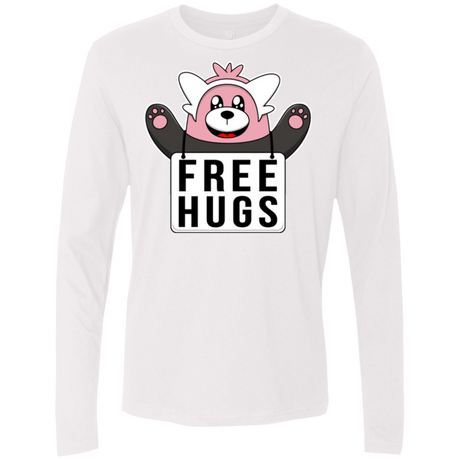 T-Shirts White / Small Free Hugs Men's Premium Long Sleeve