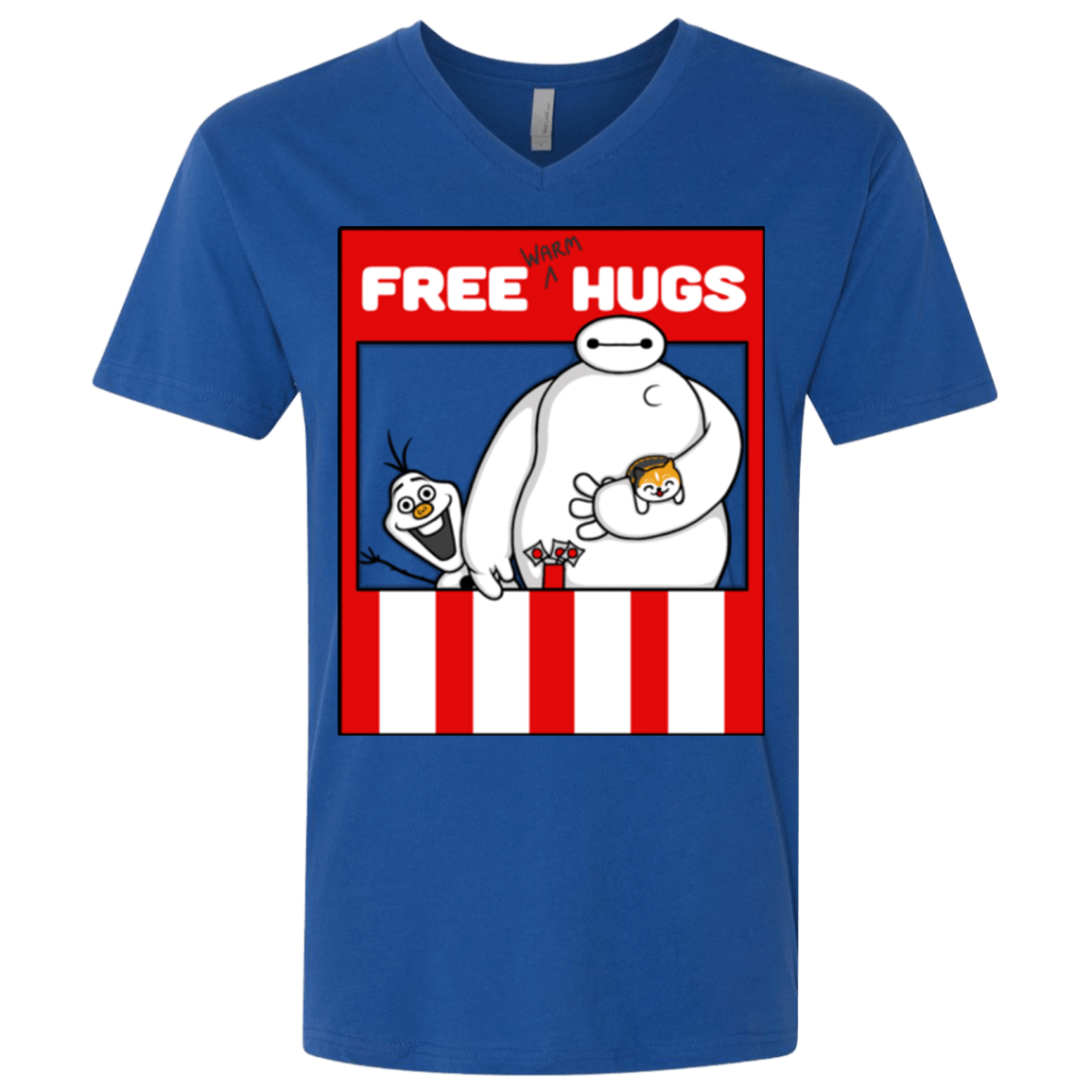 T-Shirts Royal / X-Small Free Hugs Men's Premium V-Neck