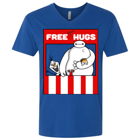T-Shirts Royal / X-Small Free Hugs Men's Premium V-Neck