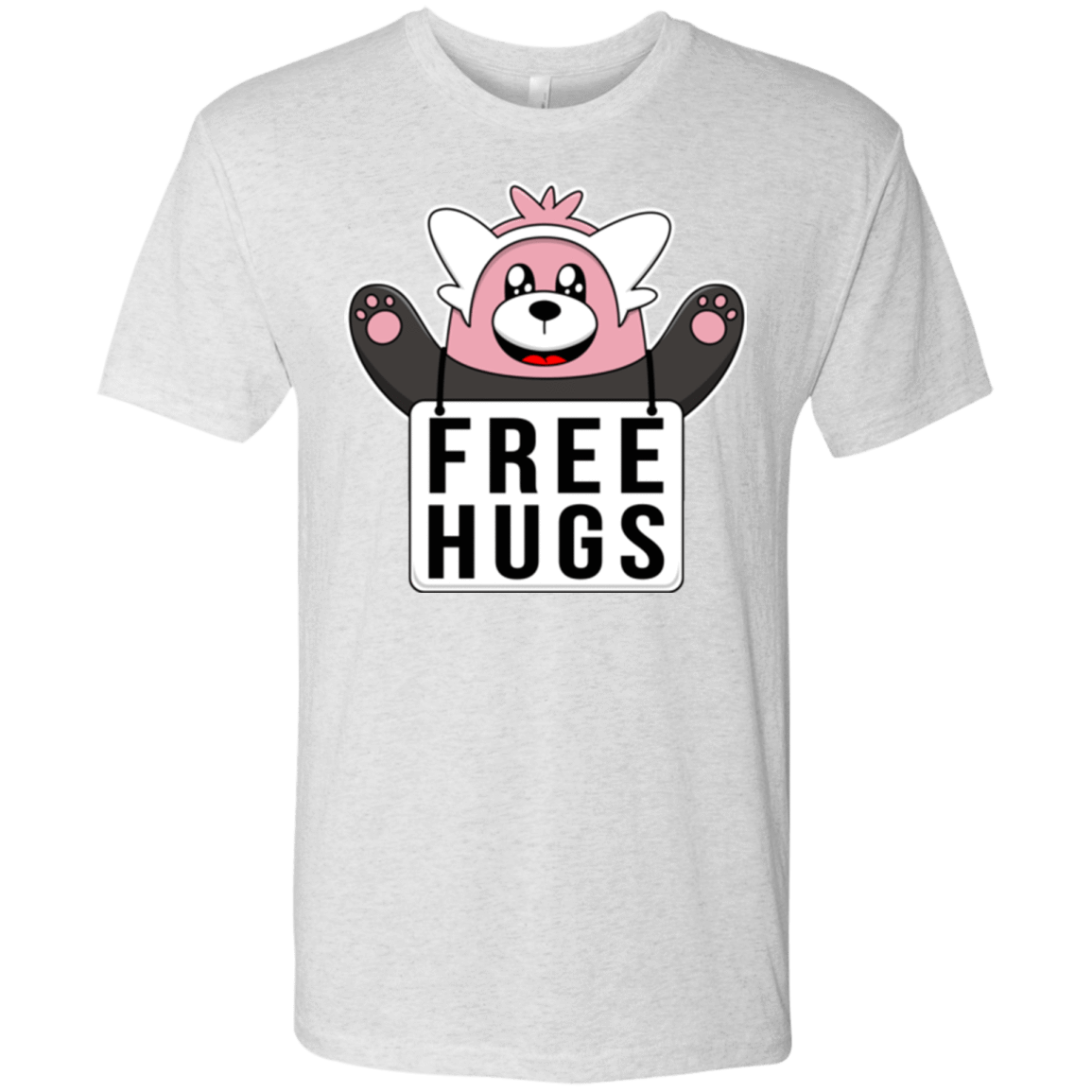 T-Shirts Heather White / Small Free Hugs Men's Triblend T-Shirt