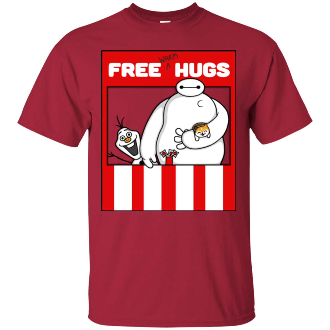 T-Shirts Cardinal / Small Free Hugs T-Shirt