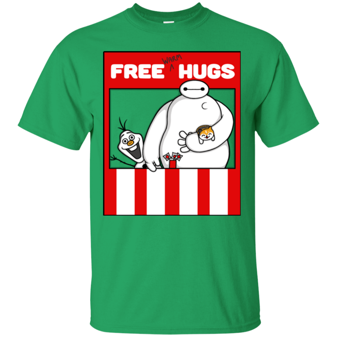 T-Shirts Irish Green / Small Free Hugs T-Shirt