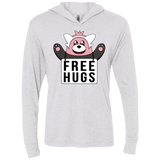 T-Shirts Heather White / X-Small Free Hugs Triblend Long Sleeve Hoodie Tee