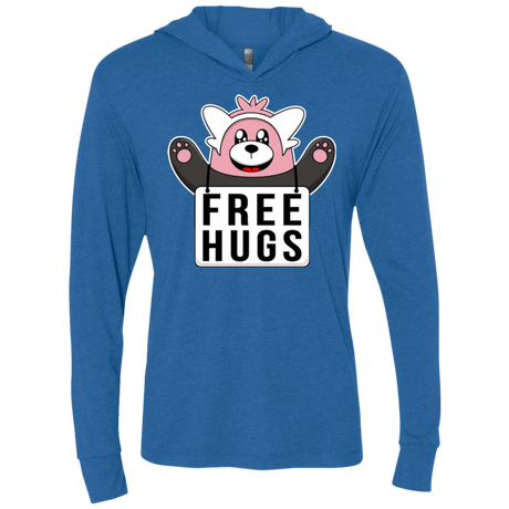 T-Shirts Vintage Royal / X-Small Free Hugs Triblend Long Sleeve Hoodie Tee