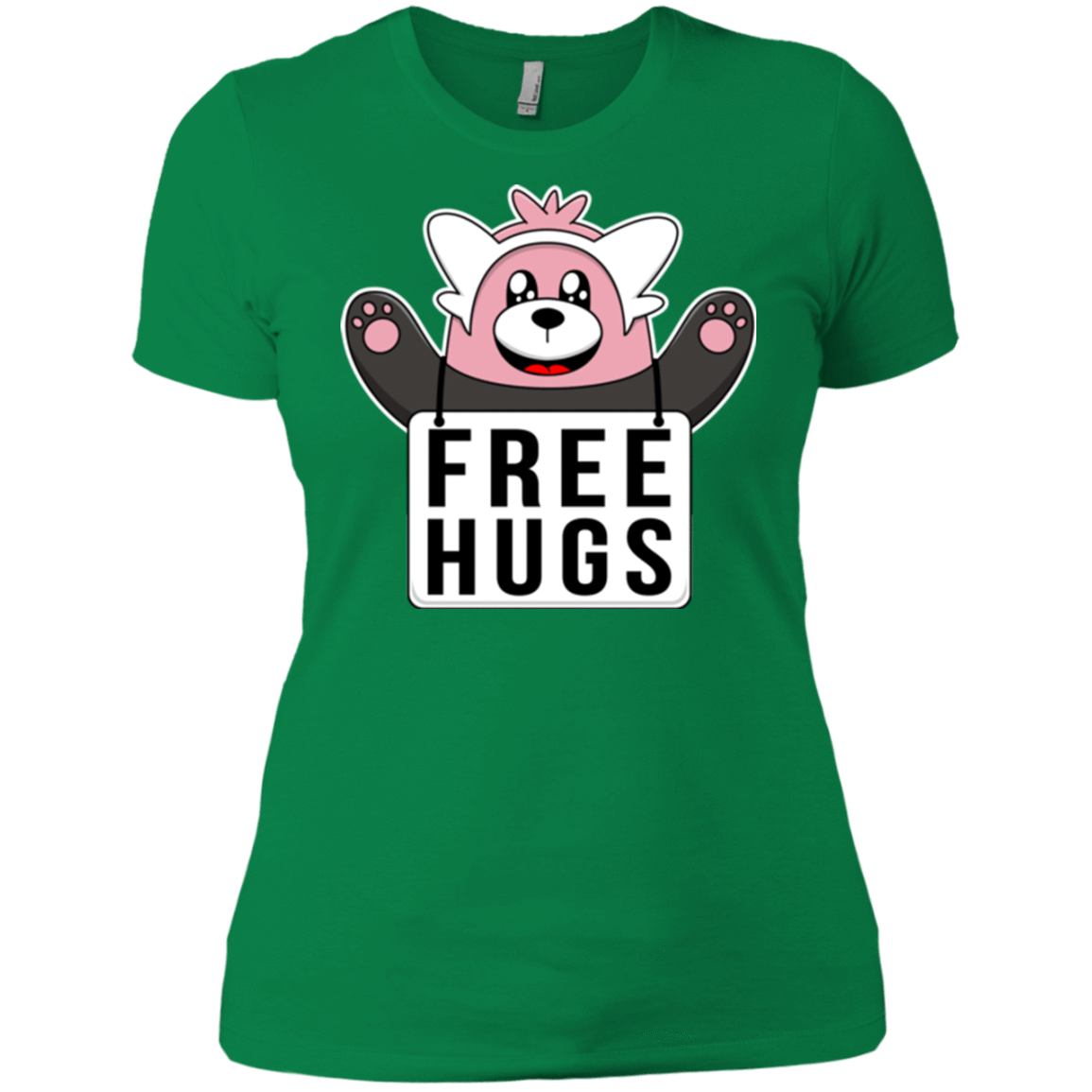 T-Shirts Kelly Green / X-Small Free Hugs Women's Premium T-Shirt