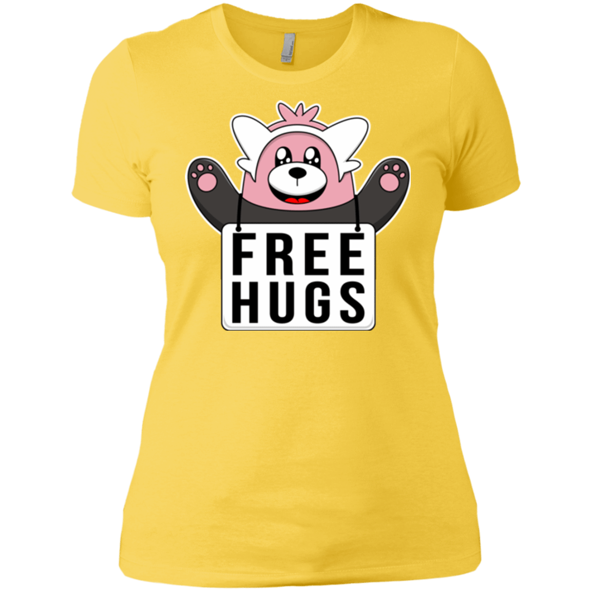 T-Shirts Vibrant Yellow / X-Small Free Hugs Women's Premium T-Shirt