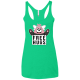 T-Shirts Envy / X-Small Free Hugs Women's Triblend Racerback Tank