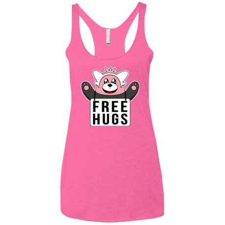 T-Shirts Vintage Pink / X-Small Free Hugs Women's Triblend Racerback Tank