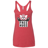 T-Shirts Vintage Red / X-Small Free Hugs Women's Triblend Racerback Tank