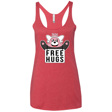 T-Shirts Vintage Red / X-Small Free Hugs Women's Triblend Racerback Tank
