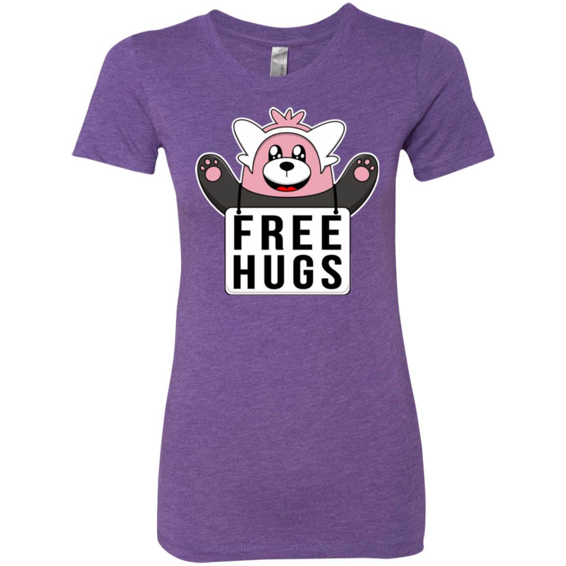 T-Shirts Purple Rush / Small Free Hugs Women's Triblend T-Shirt