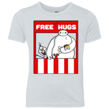 T-Shirts Heather White / YXS Free Hugs Youth Triblend T-Shirt