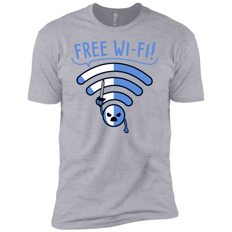 T-Shirts Heather Grey / YXS Free Wi-Fi! Boys Premium T-Shirt
