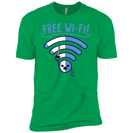 T-Shirts Kelly Green / YXS Free Wi-Fi! Boys Premium T-Shirt