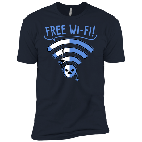 T-Shirts Midnight Navy / YXS Free Wi-Fi! Boys Premium T-Shirt