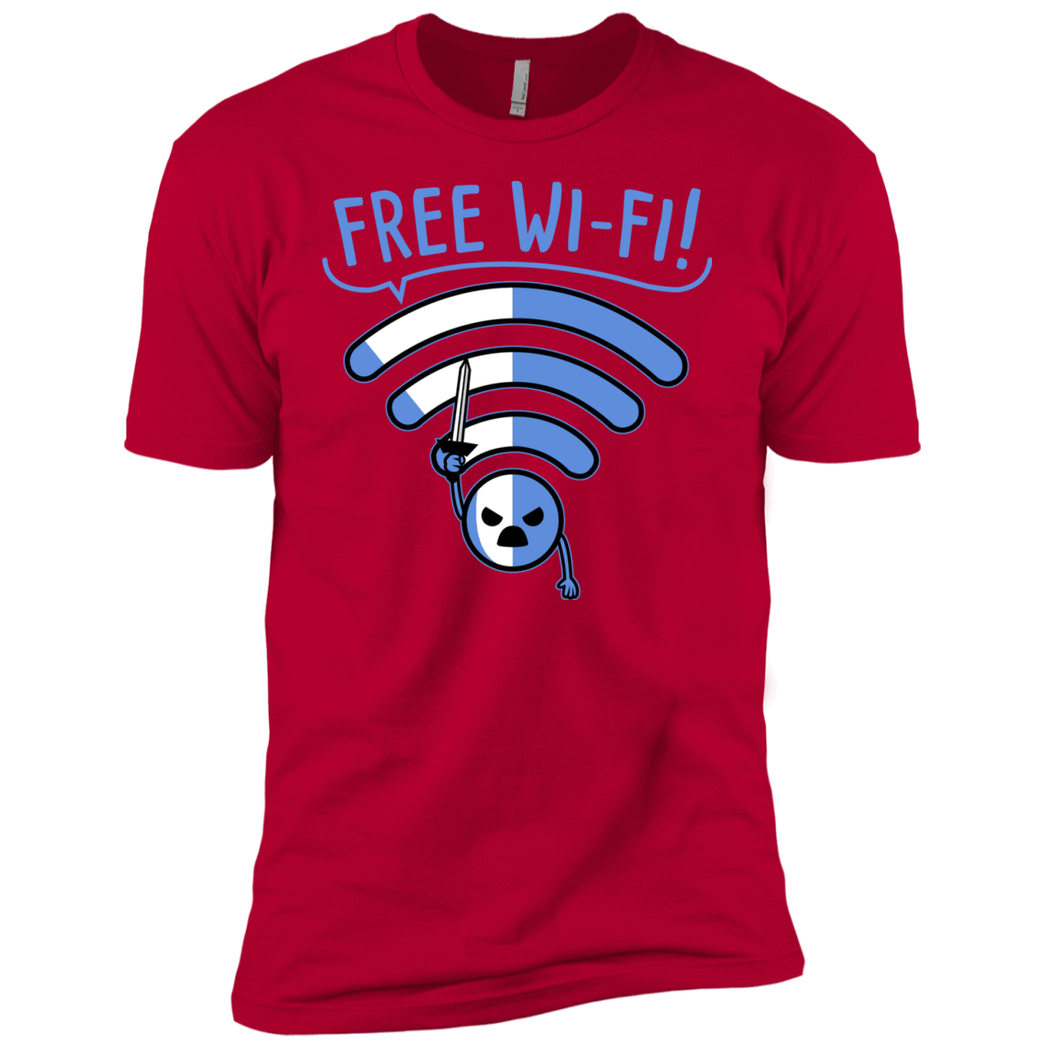 T-Shirts Red / YXS Free Wi-Fi! Boys Premium T-Shirt