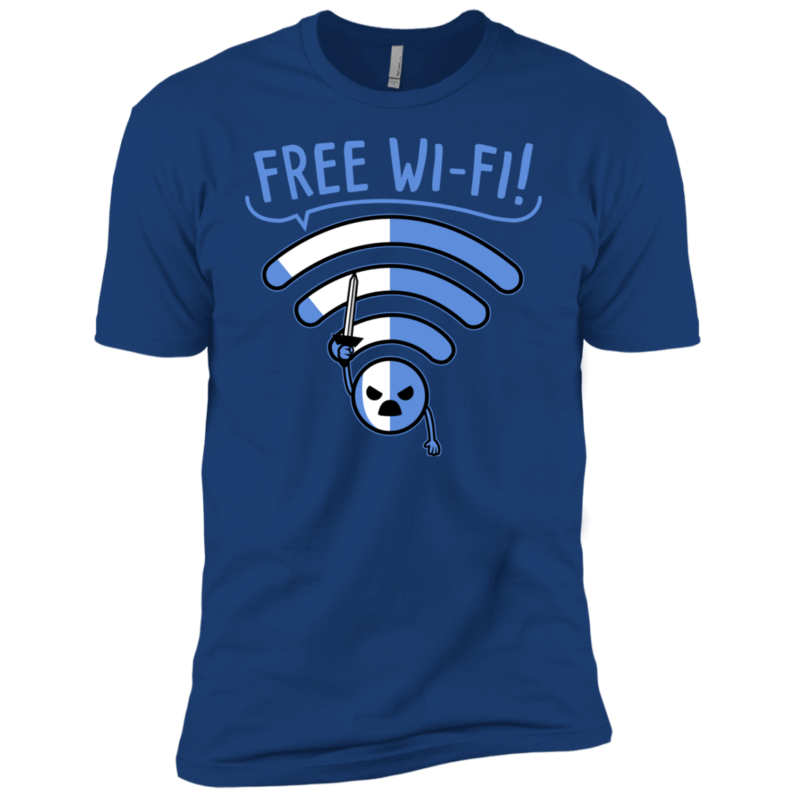 T-Shirts Royal / YXS Free Wi-Fi! Boys Premium T-Shirt