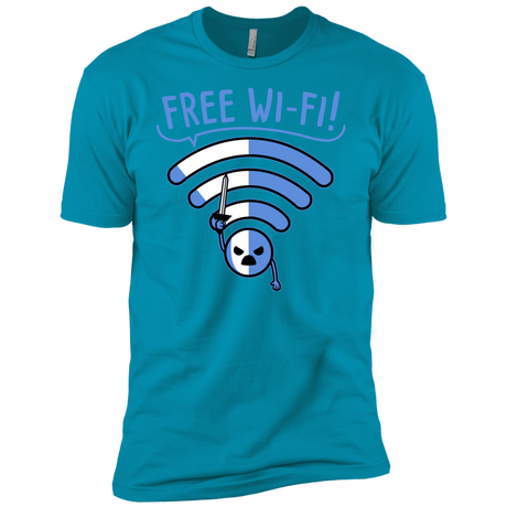 T-Shirts Turquoise / YXS Free Wi-Fi! Boys Premium T-Shirt