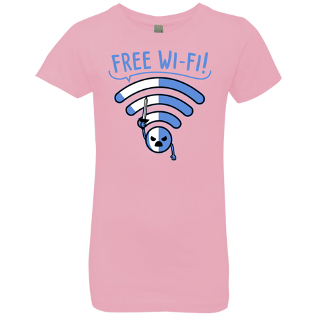 T-Shirts Light Pink / YXS Free Wi-Fi! Girls Premium T-Shirt