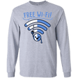 T-Shirts Sport Grey / S Free Wi-Fi! Men's Long Sleeve T-Shirt