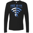 T-Shirts Black / S Free Wi-Fi! Men's Premium Long Sleeve