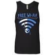 T-Shirts Black / S Free Wi-Fi! Men's Premium Tank Top