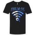 T-Shirts Black / X-Small Free Wi-Fi! Men's Premium V-Neck