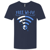 T-Shirts Midnight Navy / X-Small Free Wi-Fi! Men's Premium V-Neck
