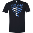 T-Shirts Black / X-Small Free Wi-Fi! Men's Semi-Fitted Softstyle