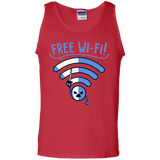 T-Shirts Red / S Free Wi-Fi! Men's Tank Top