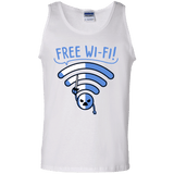 T-Shirts White / S Free Wi-Fi! Men's Tank Top