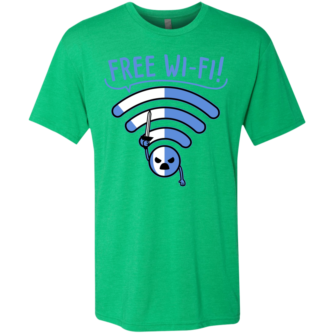 T-Shirts Envy / S Free Wi-Fi! Men's Triblend T-Shirt