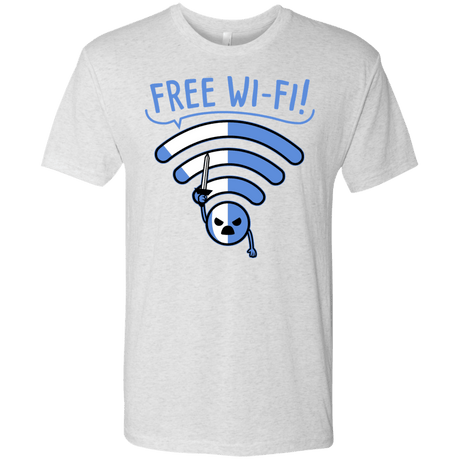 T-Shirts Heather White / S Free Wi-Fi! Men's Triblend T-Shirt