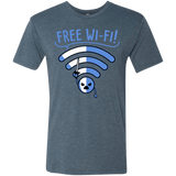 T-Shirts Indigo / S Free Wi-Fi! Men's Triblend T-Shirt
