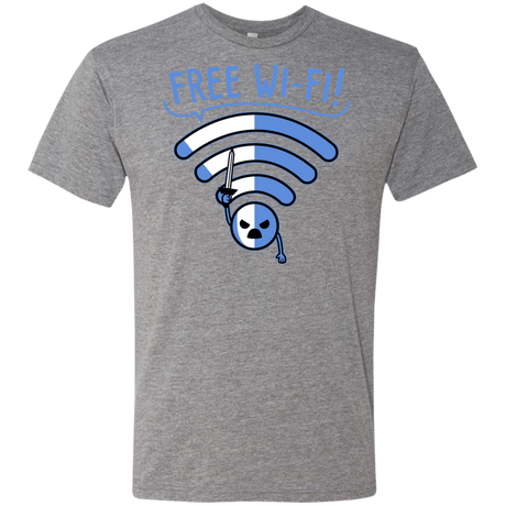 T-Shirts Premium Heather / S Free Wi-Fi! Men's Triblend T-Shirt