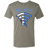 T-Shirts Venetian Grey / S Free Wi-Fi! Men's Triblend T-Shirt