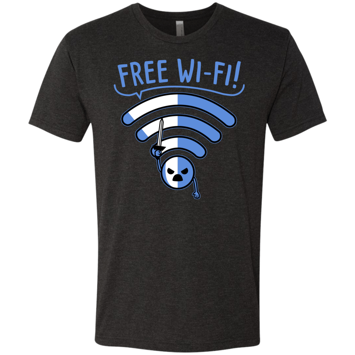 T-Shirts Vintage Black / S Free Wi-Fi! Men's Triblend T-Shirt