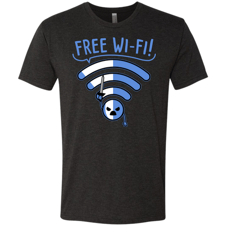 T-Shirts Vintage Black / S Free Wi-Fi! Men's Triblend T-Shirt