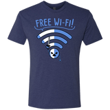 T-Shirts Vintage Navy / S Free Wi-Fi! Men's Triblend T-Shirt