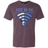T-Shirts Vintage Purple / S Free Wi-Fi! Men's Triblend T-Shirt