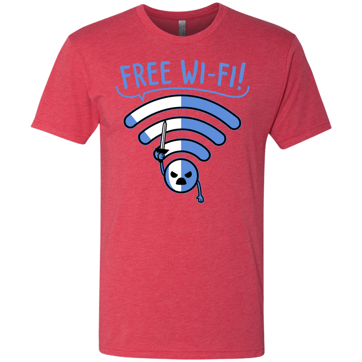 T-Shirts Vintage Red / S Free Wi-Fi! Men's Triblend T-Shirt