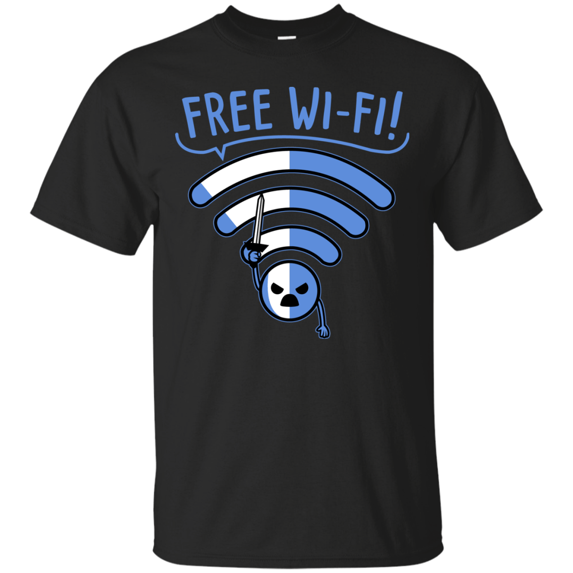 T-Shirts Black / S Free Wi-Fi! T-Shirt